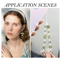 92 шт. Непрозрачные акриловые бусины OACR-TA0003-77