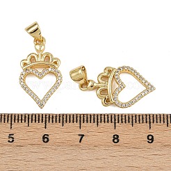 Ottone micro spianare pendenti zirconi&nbsp;ZIRC-I367-12G-04