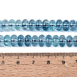Knisternde transparente Glasperlenstränge&nbsp;GLAA-N074-02A-11
