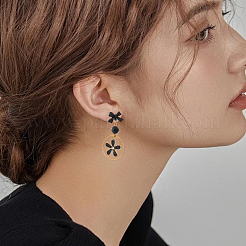 30 шт. клипсы-серьги из сплава с бантом и напылением&nbsp;EJEW-SP0001-08