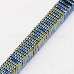Electroplate non magnetici ematite Perle sintetiche heishi fili&nbsp;G-J171A-2x2mm-04