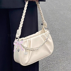 2шт брелок из двухцветного полиэстера с цинковым сплавом KEYC-GF0001-24