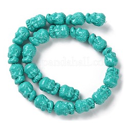 Scavate perline di corallo sintetici&nbsp;CORA-R021-06