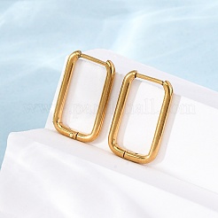 201 серьги-кольца из нержавеющей стали&nbsp;EJEW-Z127-01G-03