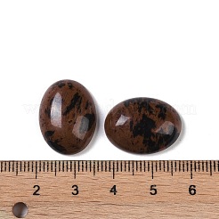 天然マホガニーオブシディアンのカボション  オーバル  20~20.8x15~15.5x5.8~6.5mm&nbsp;G-B080-01A-17
