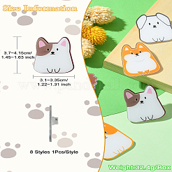 8шт 8 стиля акриловые броши FIND-CJ0001-94