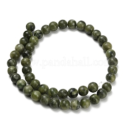 Natürliche chinesische Jade/südliche Jade Perlen Stränge&nbsp;G-P626-8mm-01