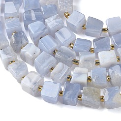 Натуральный голубой кружевной агат бисер нитей G-G053-B23-01