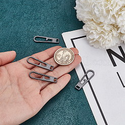 Язычки застежек-молний из титанового сплава&nbsp;PALLOY-WH0048-33A