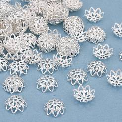 Латунные многолепестковые колпачки для бусинок&nbsp;KK-K253-18S