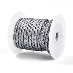 Плетеный шнур коровья кожа NWIR-N005-01L-4mm
