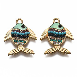 Подвески из эмали и сплава&nbsp;LS-X-ENAM-T011-97-NR