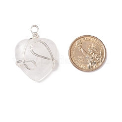 Природного кварца хрустальных подвесок PALLOY-JF01663-06