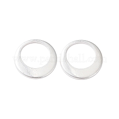 304ステンレススチールチャーム  リング  銀  10x1mm&nbsp;STAS-L234-075S