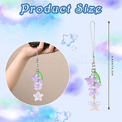 Ремешки для мобильных телефонов из латуни HJEW-SW00167-02