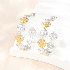 Boucles d'oreilles à tige en acier inoxydable 304 pour femmes&nbsp;SA-CBA45D5-29GP