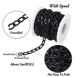 Овальные бордюрные цепи из оксидированного алюминия CHA-TAC0004-01EB