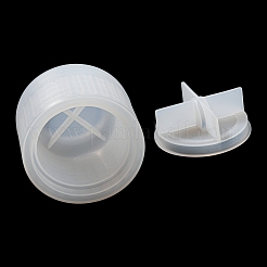 Формы для банок для свечей с полосками и колоннами DIY-K073-04