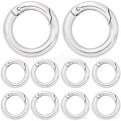 12 Stück Messing-Federtorringe&nbsp;KK-SC0008-03P