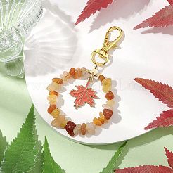 Подвеска из натурального красного авантюрина&nbsp;KEYC-JKC00976-03