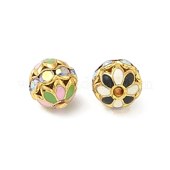 Abalorios de esmalte de bronce&nbsp;KK-CBA18B7-01G