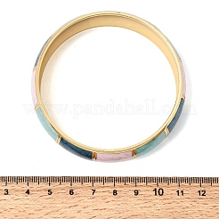 Браслеты из нержавеющей стали 304 с эмалью для женщин&nbsp;BJEW-D408-38G