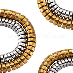 2 нить 2 цвета гальванический немагнитный синтетический гематит бусины распорки нити G-TA0001-28