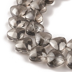 Прозрачные гальванические стеклянные бусины EGLA-P050-PL03