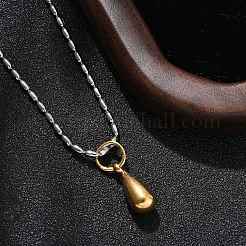 Геометрические подвески из нержавеющей стали 304 для женщин NJEW-S439-04C-GP