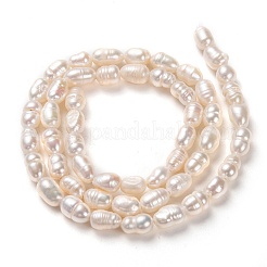 Нити из натурального культивированного пресноводного жемчуга&nbsp;LS-PEAR-J005-60
