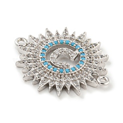 Латунное покрытие стойки микро паве кубический цирконий соединительные подвески&nbsp;ZIRC-P111-06P