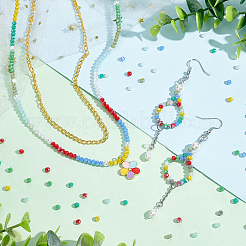 Стеклянные бусины с гальваническим покрытием  EGLA-PH0003-13