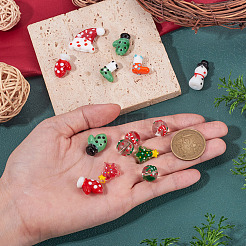 14шт стеклянные бусины&nbsp;LAMP-TA0002-07