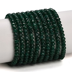 Chapelets de perles en jade blanc naturel teinté&nbsp;GG-CBAF9EE-A15-3x4mm