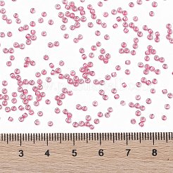 TOHOラウンドシードビーズ  日本製シードビーズ  （959)つの内側の色の軽いアメジスト/ピンクの裏地  11/0  2.2mm  穴：0.8mm  約1110PCS /ボトル  10 G /ボトル&nbsp;SEED-JPTR11-0959