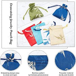 12 шт. 4-цветная парчовая сумка ABAG-NB0001-26