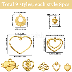 Подвески из сплава 72 шт. FIND-SC0015-82