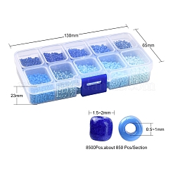 8500шт 10 стильные стеклянные бусины&nbsp;SEED-YW0001-80B