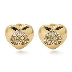 Серьги-гвоздики из циркония EJEW-D305-13G