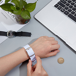 Нейлон часы полос&nbsp;AJEW-WH0596-226B