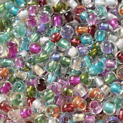 6/0 прозрачный внутри цветной стеклянный бисер&nbsp;SEED-P006-01A-07