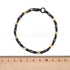 Браслеты-цепочки из нержавеющей стали 201 звено для мужчин и женщин BJEW-B143-03EBG