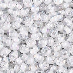 Внутри цветные прозрачные стеклянные бусины&nbsp;SEED-T009-01L