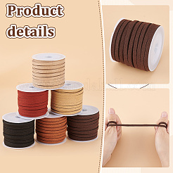 Daim faux ensembles de cordon&nbsp;LW-PH0001-4mm-07A
