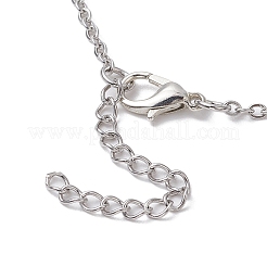 Пара сердечек лучшие подруги соответствующие ожерелья из сплава и эмали с подвесками NJEW-JN05036