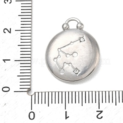 12 pendentif constellations en acier inoxydable 304&nbsp;STAS-F354-01P-12