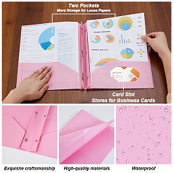 Chemises de classement en plastique pp&nbsp;AJEW-WH0455-415B