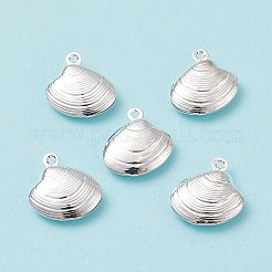 304ステンレスペンダント  シェル  銀  14x13x4mm  穴：1mm&nbsp;STAS-G176-17S