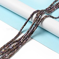 ナチュラルインペリアルジャスパービーズ連売り  染め  コラム  パープル  13.5~14x4mm  穴：1.4mm  約29個/連  15.63''（39.7センチメートル）&nbsp;G-I326-04I