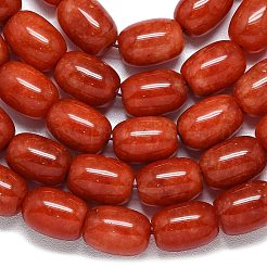 Натуральный Malaysia нефритовые бусы пряди&nbsp;G-B165-D01-10x14mm